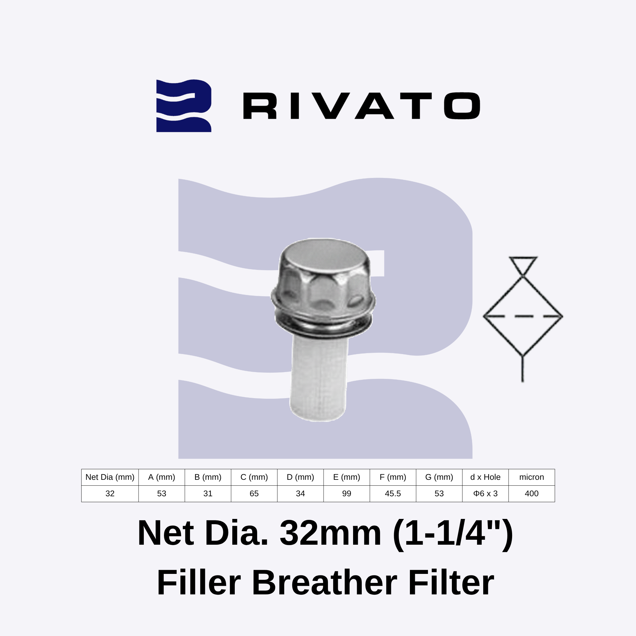 Filler Breather Filter / Oil Filler Breather